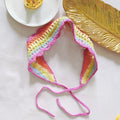 Women Woolen Yarn Handmade Hollow Headband Sports