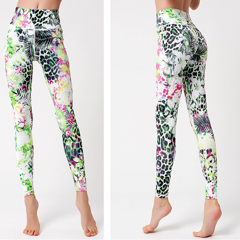 Fashion Tie Dye Leggings Women Fitness Yoga Pants Push Up Workout Sports