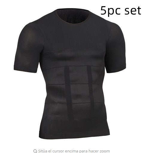 Men's Body Shaper Slimming T-shirt