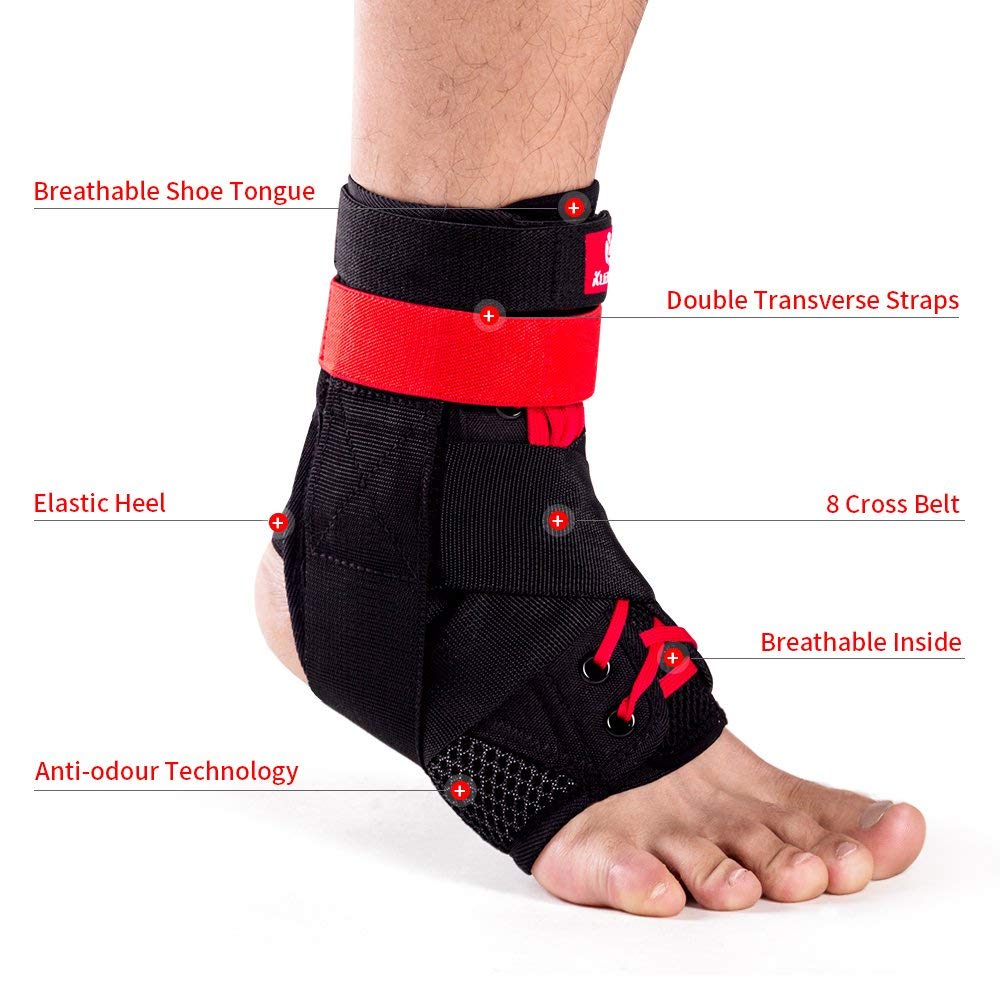 Ankle Brace Sport Foot Stabilizer Adjustable Strap