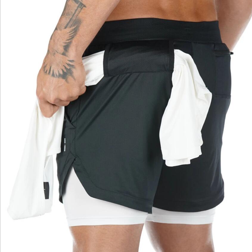 Summer Running Shorts Men 2 In 1 Sports
