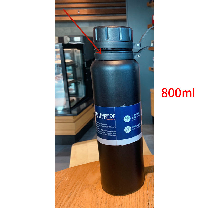 Outdoor Sports Bottle Portable Large Capacity Stainless Steel Vacuum Flask