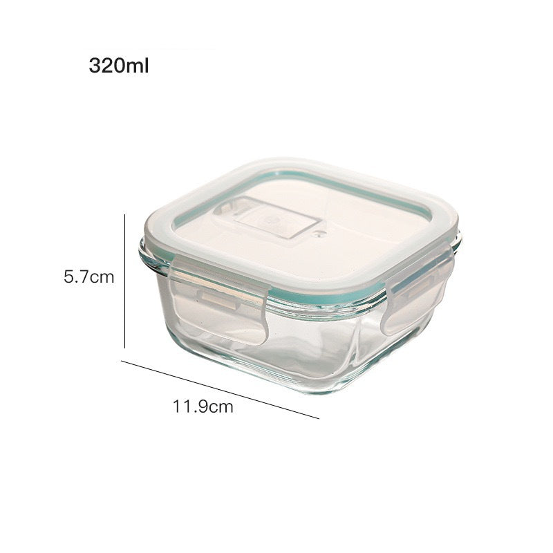 Glass Lunch Box Microwave Separation Type