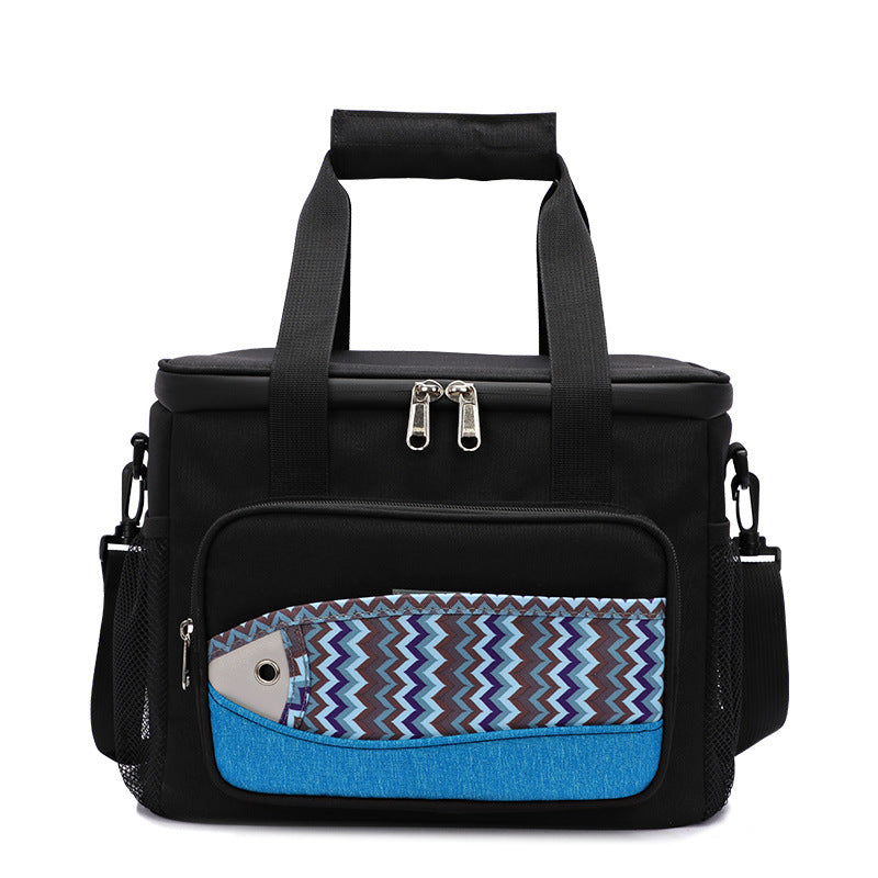 Fish Pattern Cooler Bags Lunch Box Bag EVA Insulation Waterproof Portable