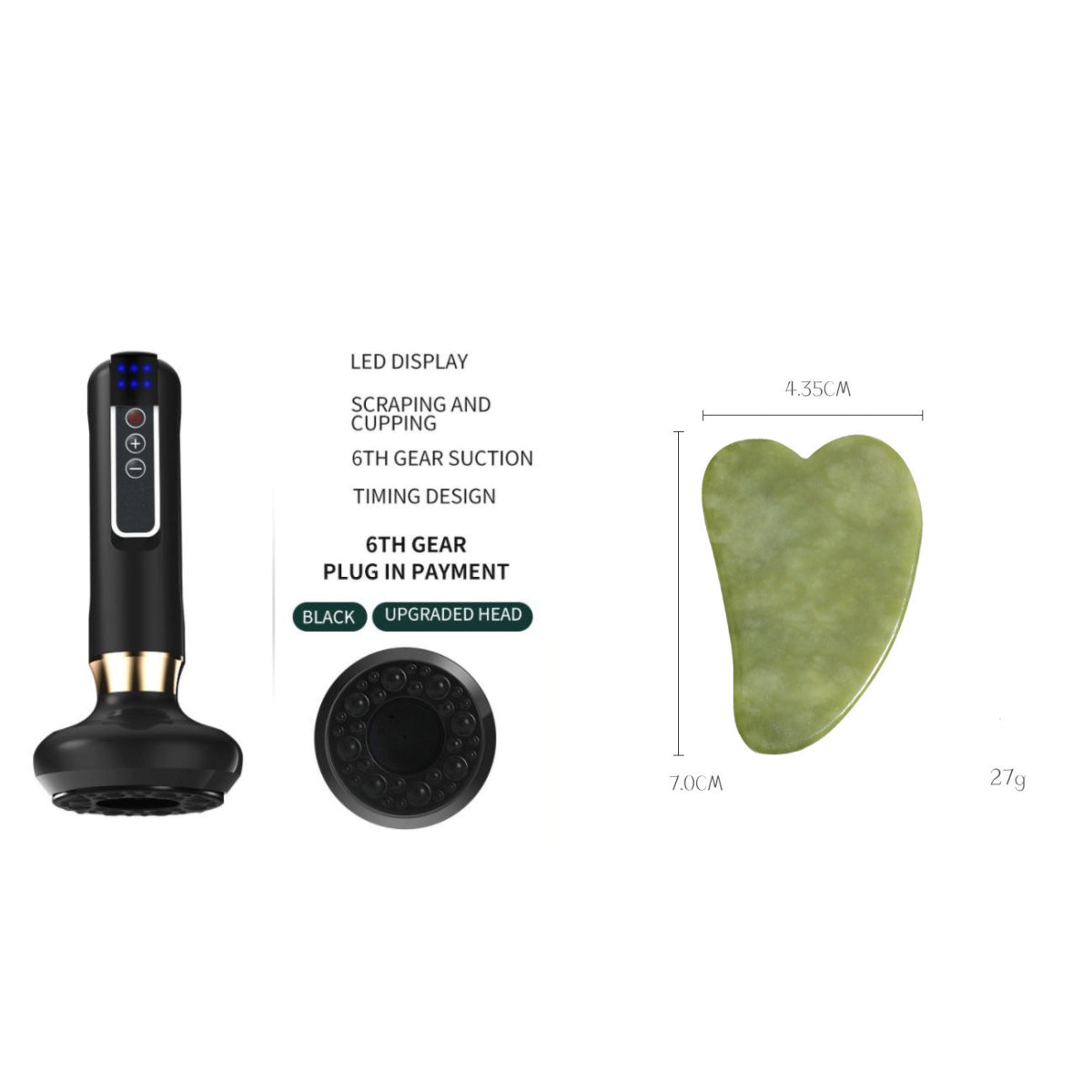 Electric Vacuum Cupping Massager For Body Anti-cellulite Suction Cup Gua Sha