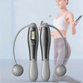 Cordless Skipping Rope Ropes Smart Screen With Weighted For Sports Fitness