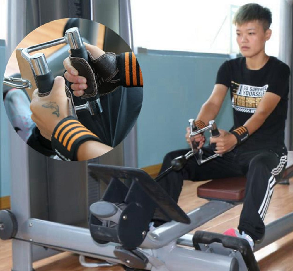 Wrist Booster Strap Non-slip Gym Gloves