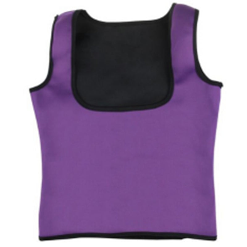 Women Neoprene Shaperwear Waist Traine Push Up Vest Tummy Belly Girdle Body
