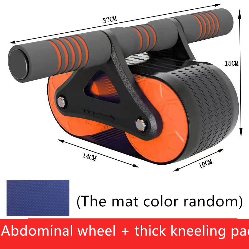 Double Wheel Abdominal Exerciser Women Men Automatic Rebound Ab Roller Waist