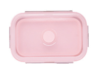 Silicone Lunch Box Foldable Microwave Oven Storage