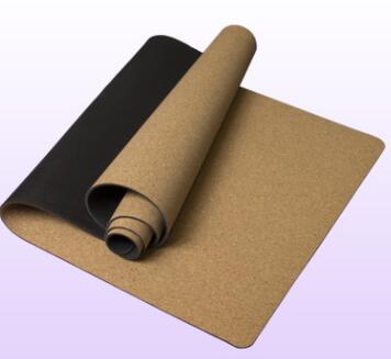 5MM Non-slip Cork Rubber Natural Yoga Mat For Fitness Women Pilates Gymnastics