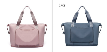 Foldable Large Capacity Women Gym Bags Shoulder Bag Training Travel Handle
