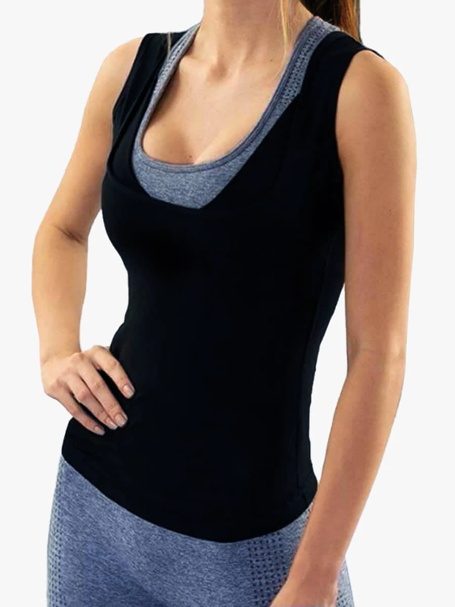 Men Neoprene Sweat Sauna Vest Body Shapers Corset Waist Trainer Slimming