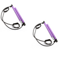 Yoga Crossfit Resistance Bands Exerciser Pull Rope Portable Gym Workout Pilates