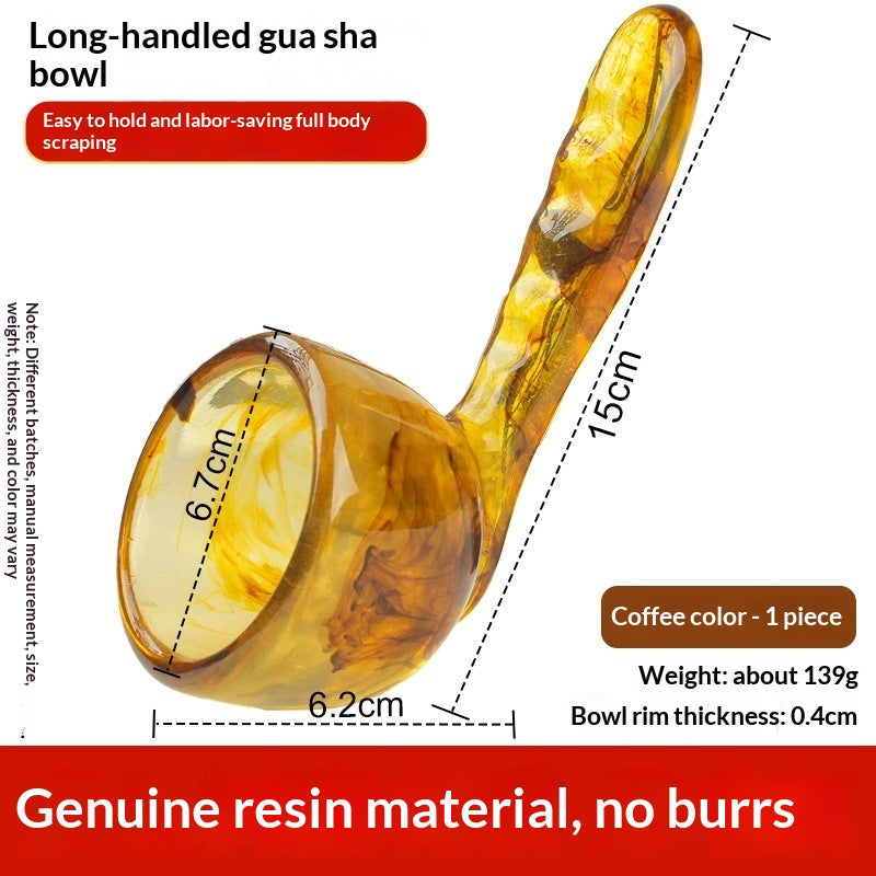 Full-body Loosening With A Handheld Gua Sha Bowl Tendon-striking Stick And