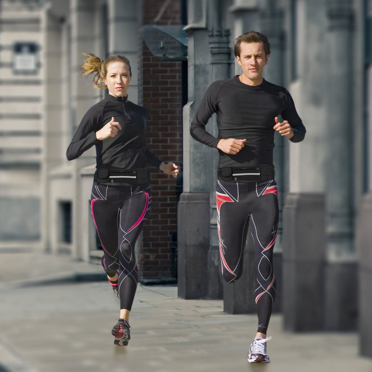 1Pc Sports Waist Bag Running Belt Pack Waterproof Adjustable Pouch