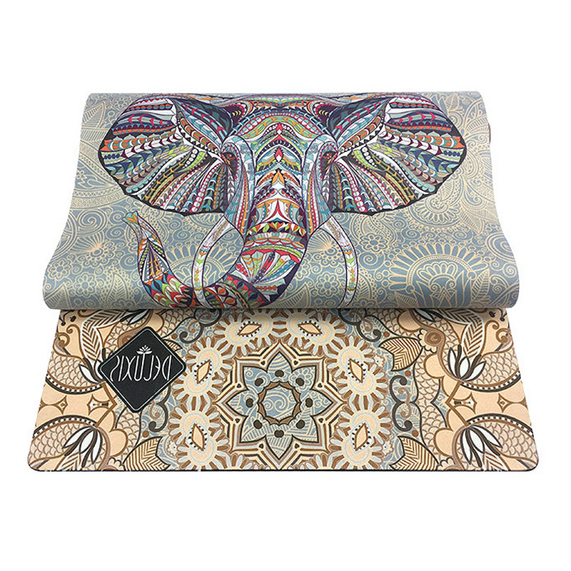 Industry Yoga Mat Rubber Anti-slip Suede Printing