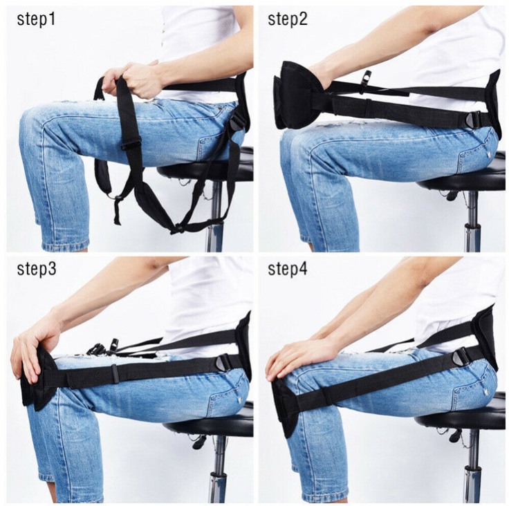 Portable Back Support Belt Cushion For Better Sitting Posture Perfect Waist