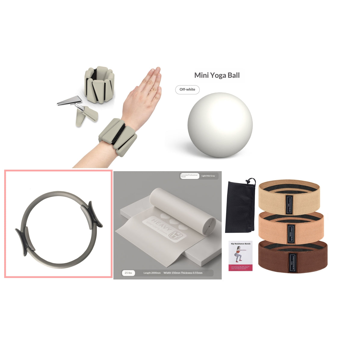 Yoga Fitness Pilates Ring Women Girls Circle Magic Dual Exercise Home Gym