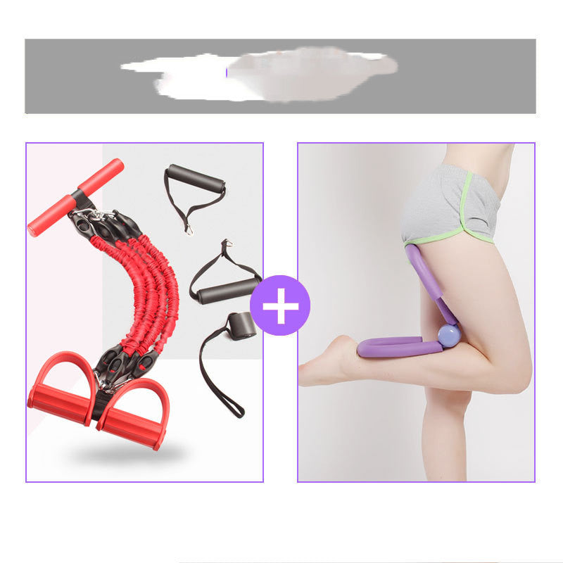 Multi Function Tension Rope Strong Fitness Resistance Bands Latex Pedal Pull