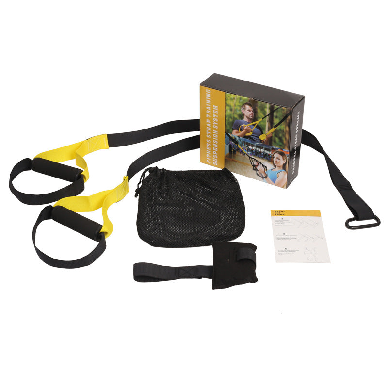 Hanging Training Belt Set Suspension Strap Resistance Band Yoga Pull Rope