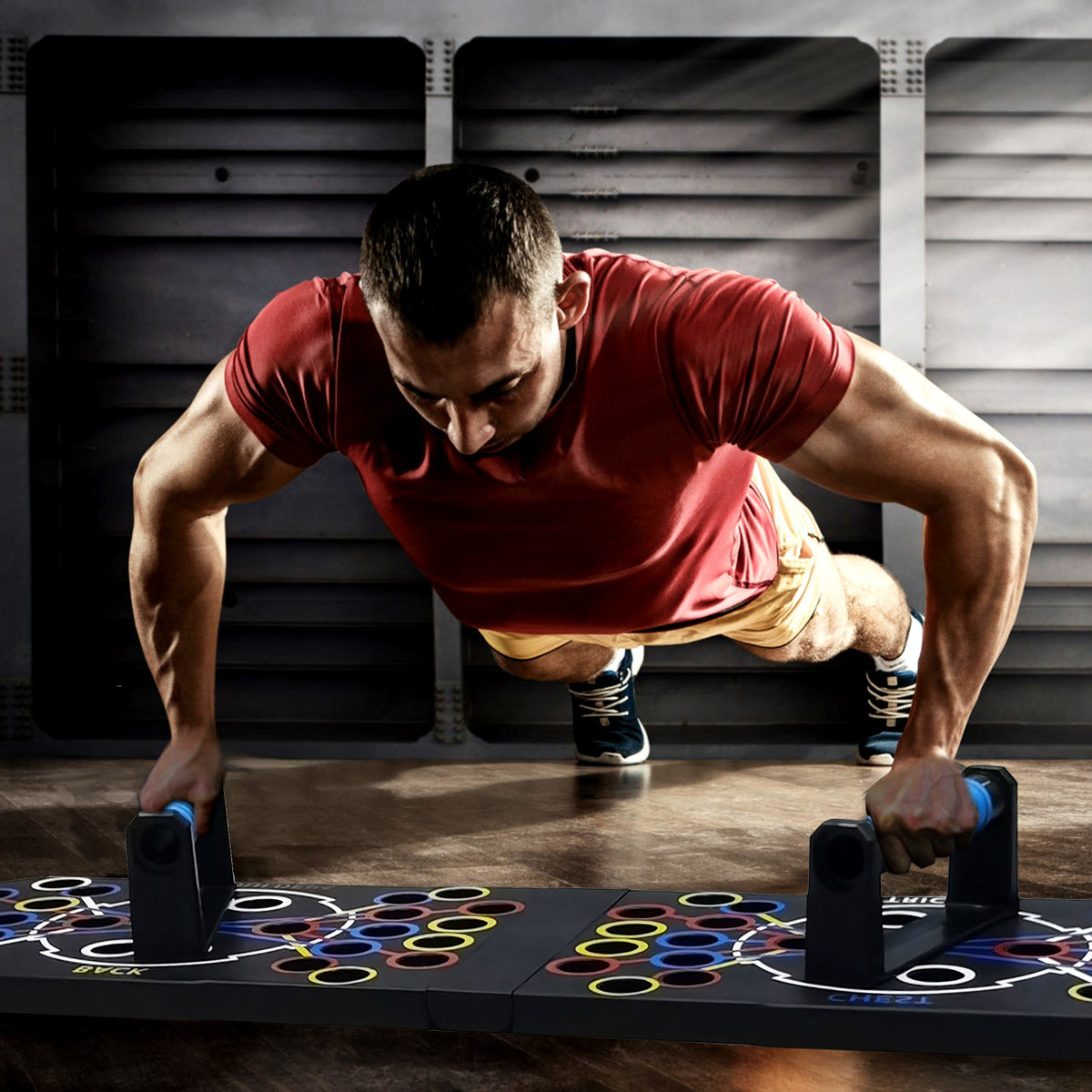 Multifunctional Push Up Board Home Strength Training Equipment With 15 Fitness