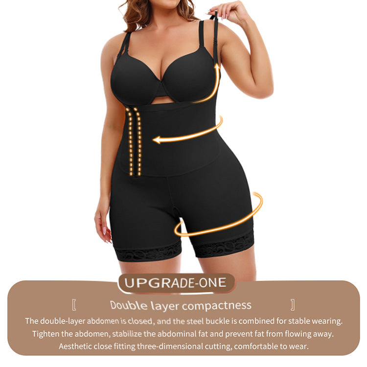 Plus Size Waist & Hip Lift One-piece Shapewear