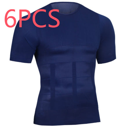 Men's Body Shaper Slimming T-shirt