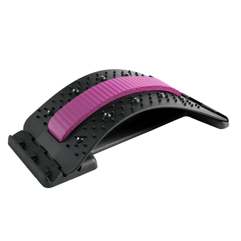 Back Stretcher Adjustable Cracker Massage Waist Neck Fitness Lumbar Cervical