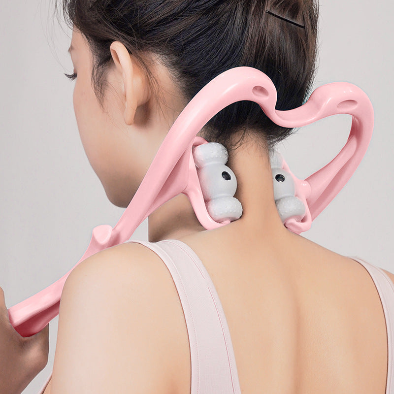 Neck Massager For Pain Relief Deep Tissue 360 Degree Roller With 96 Pressure