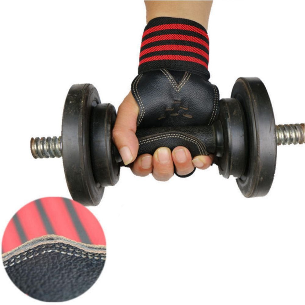 Wrist Booster Strap Non-slip Gym Gloves