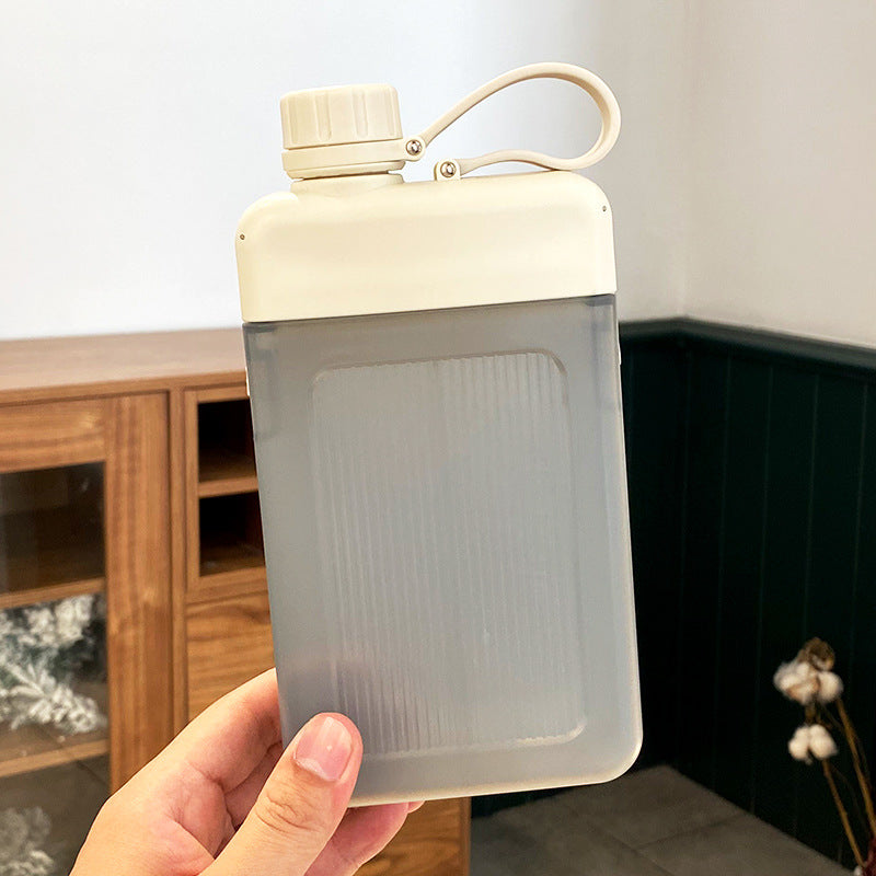 Portable Pocket Water Bottle Creative Flat Sports Simple