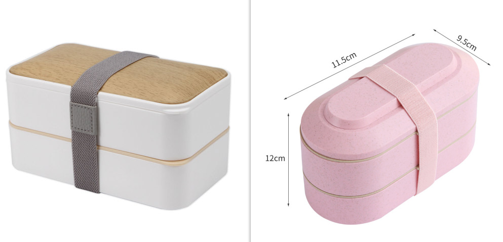 Double-layer Insulated Lunch Box Student