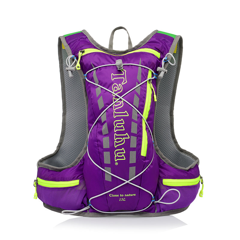 Lightweight Running Hydration Vest Backpack 15L Outdoor Trail Marathon Cycling