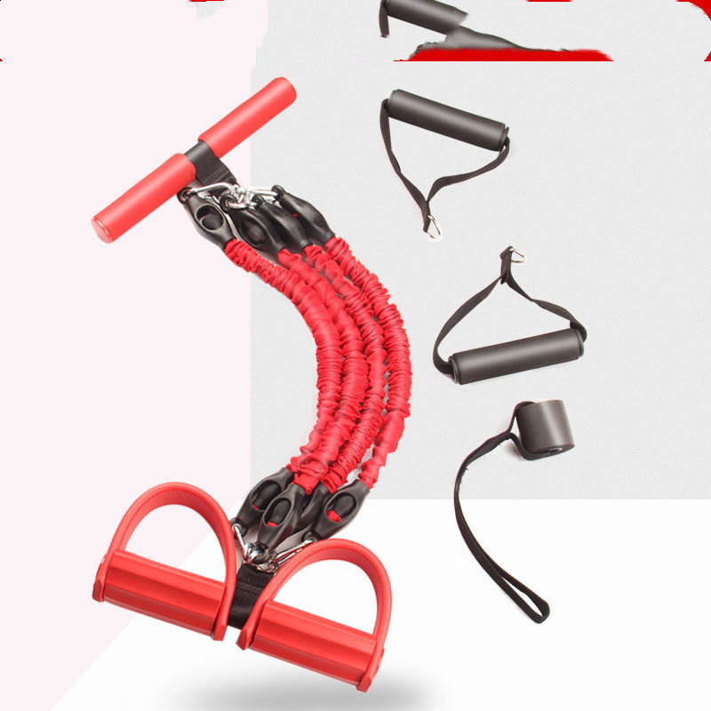 Multi Function Tension Rope Strong Fitness Resistance Bands Latex Pedal Pull