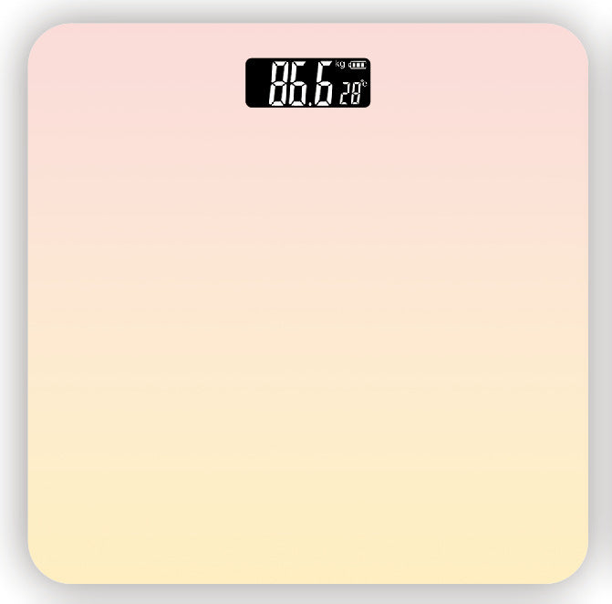 Charging LED Body Scale With Hidden Display Weight
