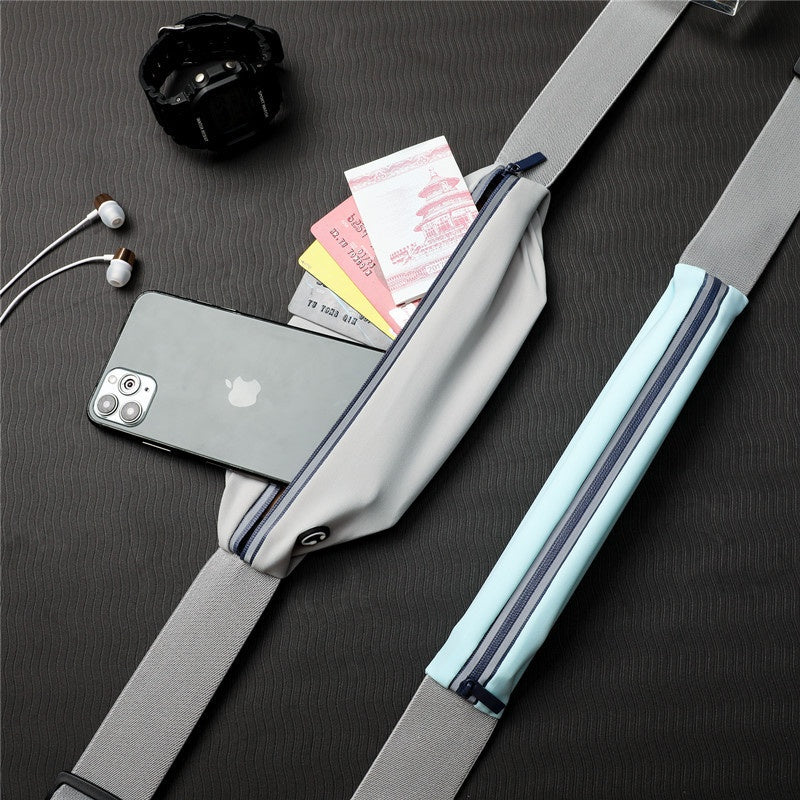 Men's And Women's Outdoor Sports Waist Bag Gym Waterproof Storage Invisible