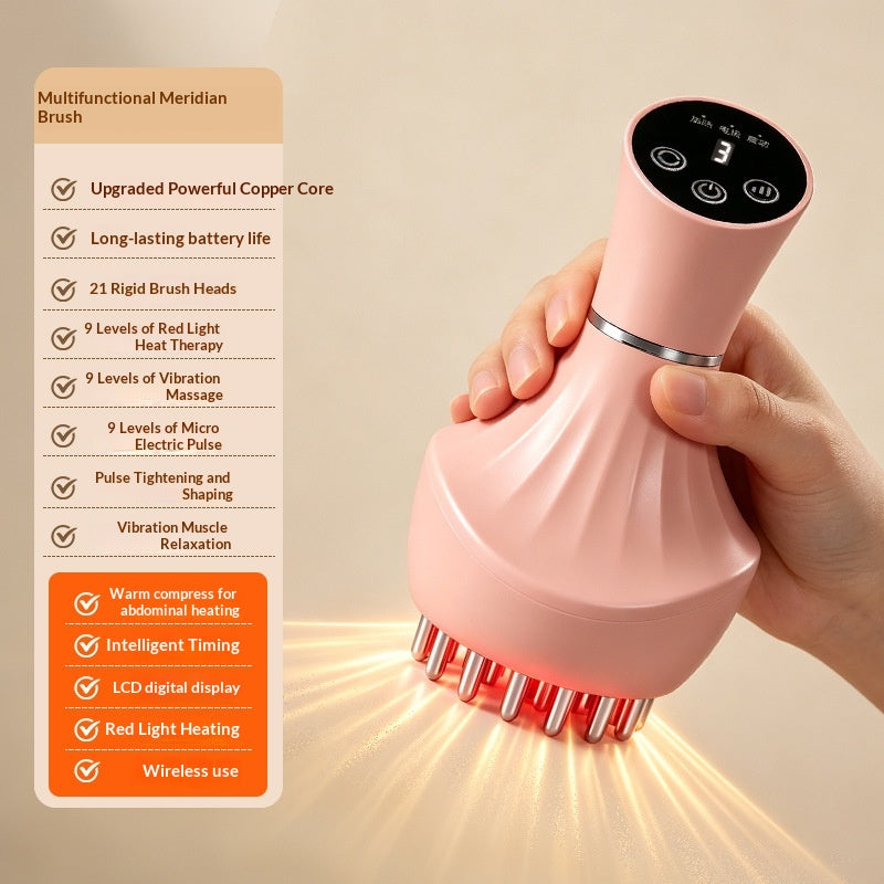 Electric Meridian Brush For Full-body Massage Universal Use