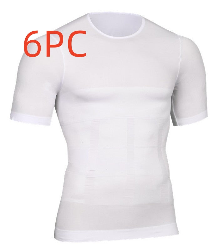 Men's Body Shaper Slimming T-shirt