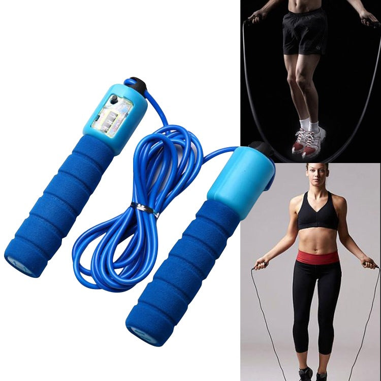 Skipping Rope With Counter Adjustable Length Wear-resistant Foam Cotton Handle