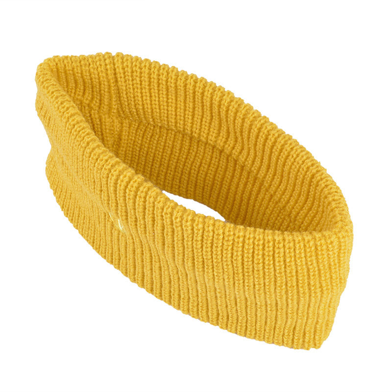 Fashion Hair Band Wool Simple Elastic Solid Color Face Wash Makeup Sports