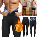 Sauna Pants For Men High Waist Sweat Leggings Compression Workout Legging Suit