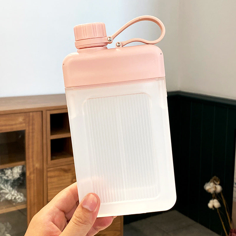 Portable Pocket Water Bottle Creative Flat Sports Simple