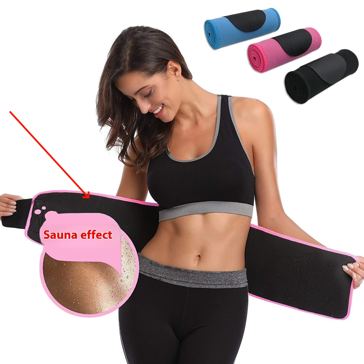 Lumbar Support Belt Fitness Sport Girdle Neoprene Sweat