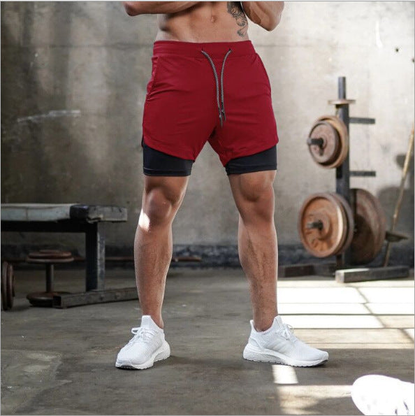 Summer Running Shorts Men 2 In 1 Sports