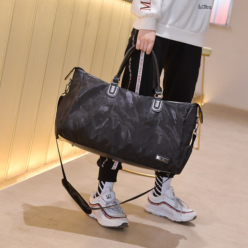 Fitness Bags Shoulder Gym Bag For Shoes Oxford Cloth