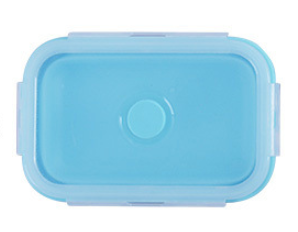 Silicone Lunch Box Foldable Microwave Oven Storage