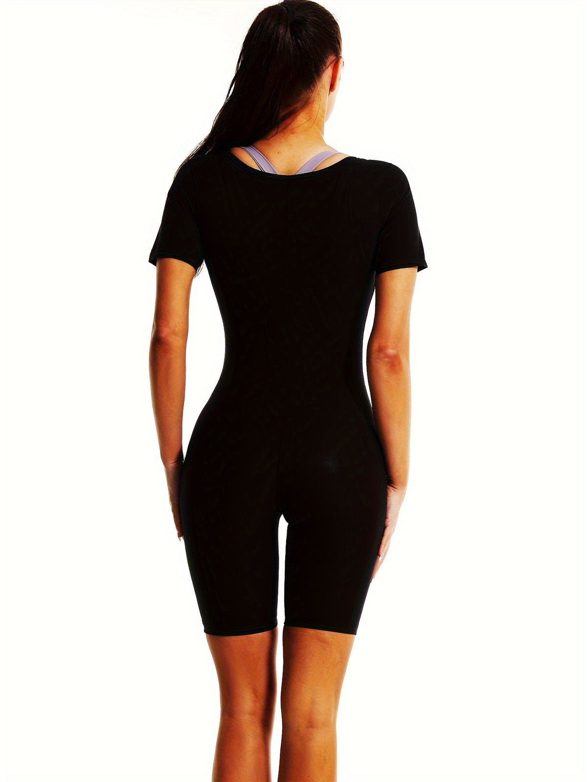 Sauna Suit Romper For Women Slimming Waist Trainer Vest 3 In 1 Sliming Full