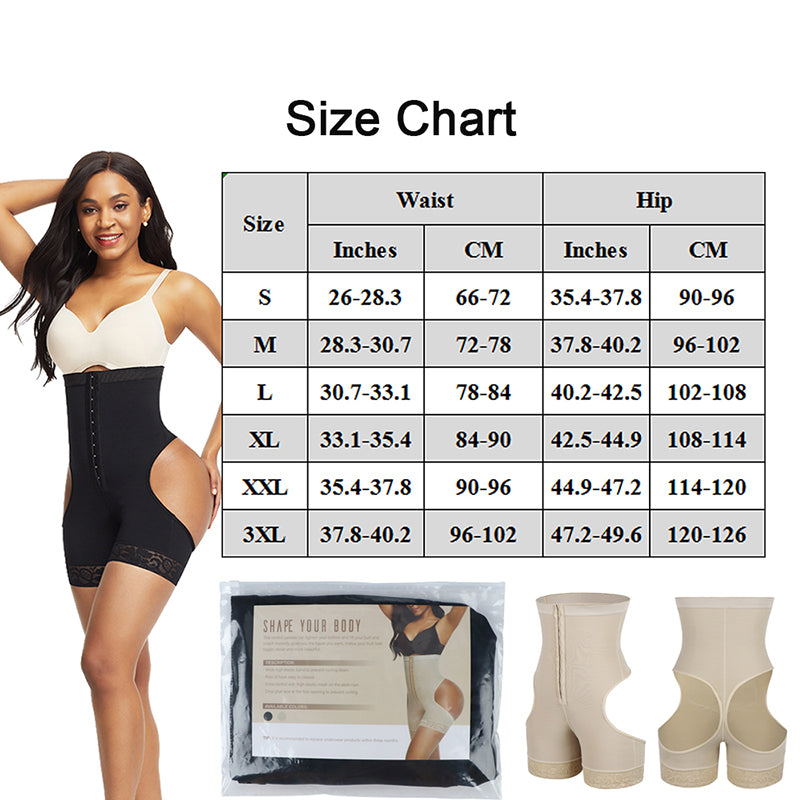 Women Shapewear High Waist Butt Lifter Tummy Control Underwear Workout Trainer