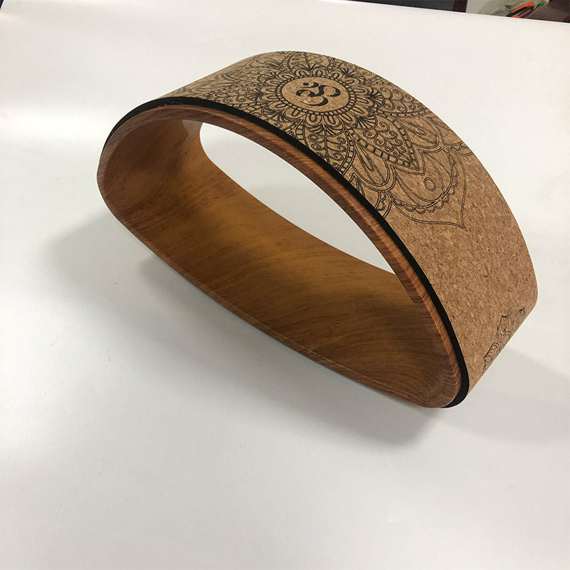 Cork Yoga Wheel Half-round Backbend Artifact Ring